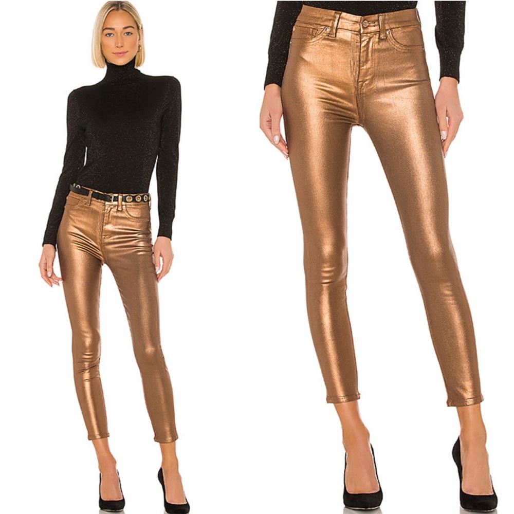 7 FOR MANKIND The High Waist Ankle Skinny Jeans 27